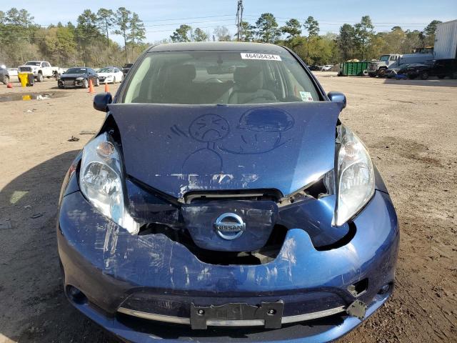 1N4BZ0CP8HC306550 - 2017 NISSAN LEAF S BLUE photo 5