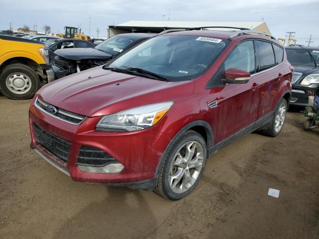 1FMCU9J91DUB55315 - 2013 FORD ESCAPE TITANIUM RED photo 1