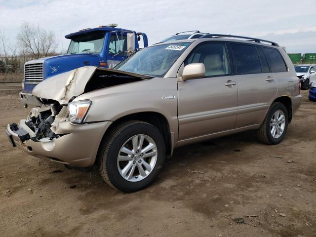 JTEEW21A060018560 - 2006 TOYOTA HIGHLANDER HYBRID TAN photo 1