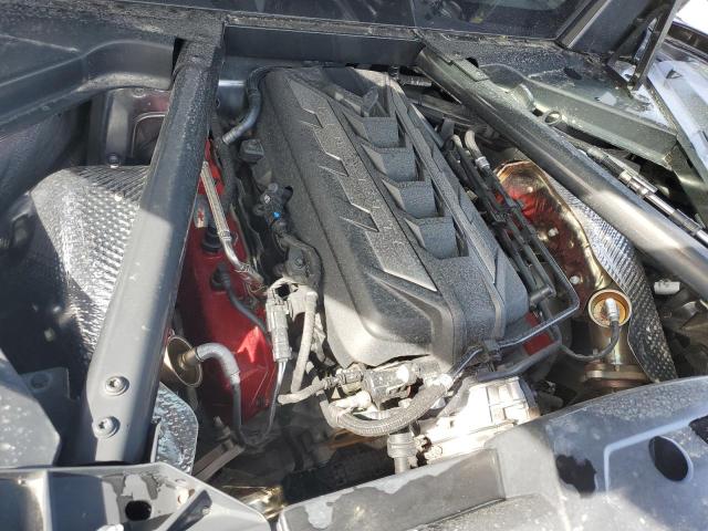 1G1YA2D45M5121231 - 2021 CHEVROLET CORVETTE STINGRAY 1LT BLACK photo 12