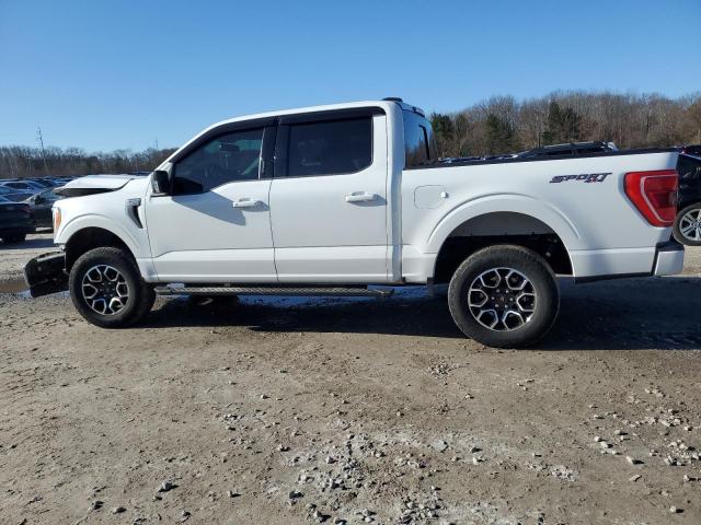 1FTFW1E89PFA71038 - 2023 FORD F150 SUPERCREW WHITE photo 2