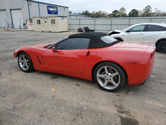 1G1YY34U555123743 - 2005 CHEVROLET CORVETTE RED photo 2