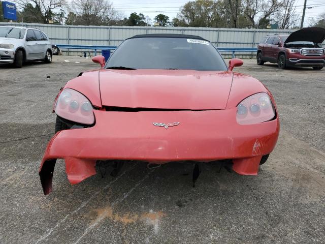 1G1YY34U555123743 - 2005 CHEVROLET CORVETTE RED photo 5