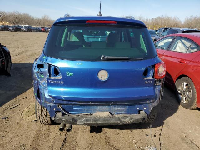 WVGAV7AX0AW000620 - 2010 VOLKSWAGEN TIGUAN S BLUE photo 6