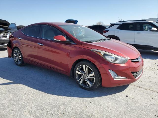 5NPDH4AE4FH596589 - 2015 HYUNDAI ELANTRA SE RED photo 4