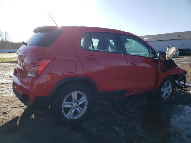 KL7CJKSB0LB348424 - 2020 CHEVROLET TRAX LS RED photo 3