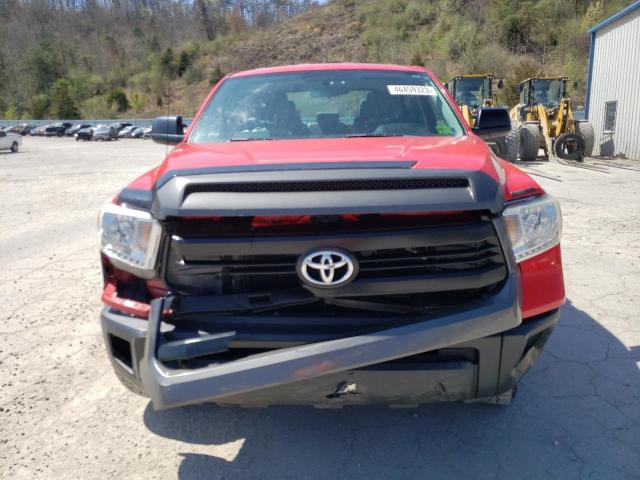 5TFUM5F1XGX065863 - 2016 TOYOTA TUNDRA DOUBLE CAB SR/SR5 RED photo 5