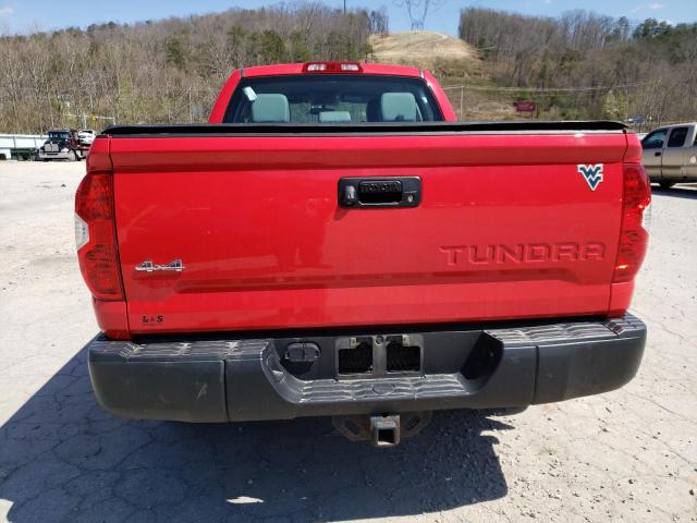 5TFUM5F1XGX065863 - 2016 TOYOTA TUNDRA DOUBLE CAB SR/SR5 RED photo 6