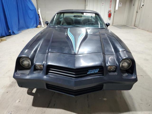 1G1AP87L6BL134617 - 1981 CHEVROLET CAMARO BLUE photo 5