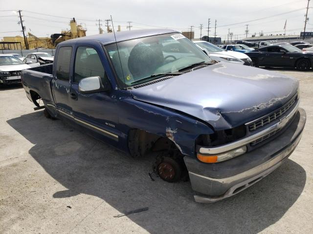 1GCEC19V01Z179204 - 2001 CHEVROLET SILVER1500 C1500 BLUE photo 4