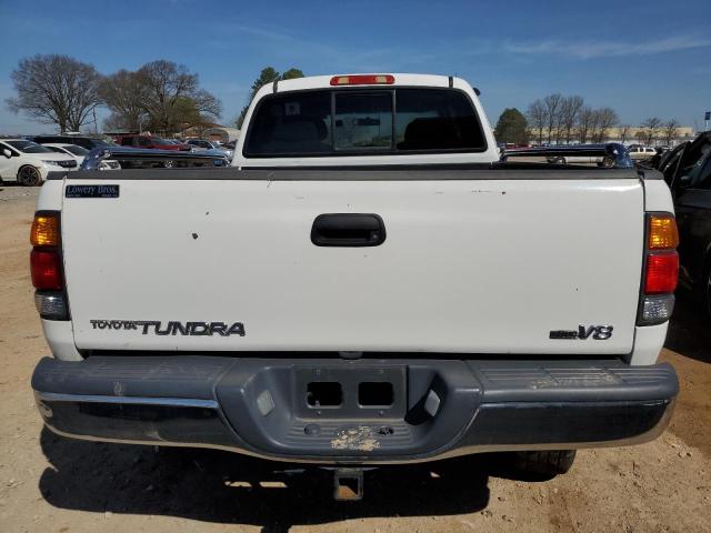 5TBRT34114S447578 - 2004 TOYOTA TUNDRA ACCESS CAB SR5 WHITE photo 6