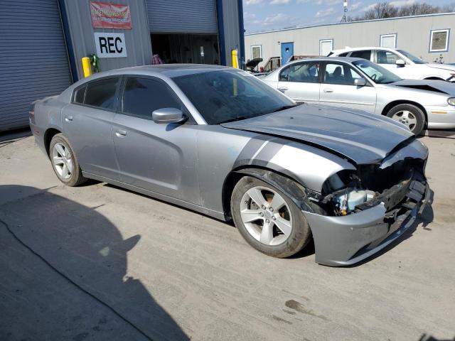 2C3CDXHG1EH312797 - 2014 DODGE CHARGER SXT SILVER photo 4