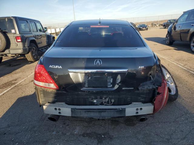 JH4KB16566C004183 - 2006 ACURA RL BLACK photo 6