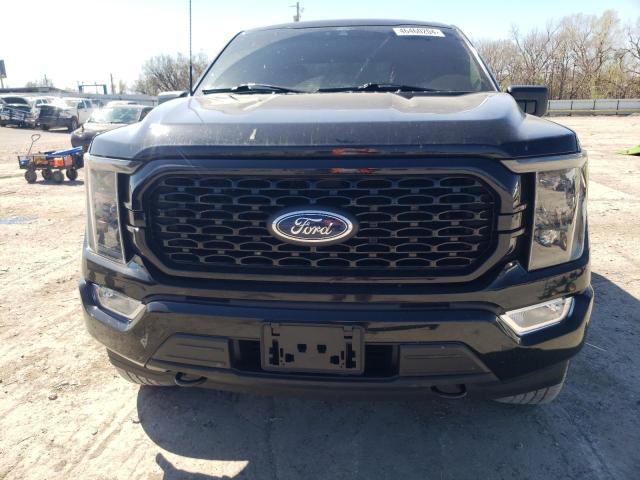 1FTEW1EP5MKE39415 - 2021 FORD F150 SUPERCREW BLACK photo 5