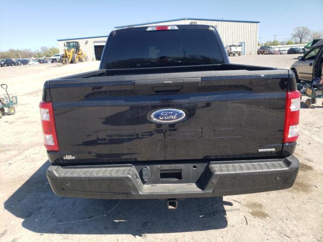 1FTEW1EP5MKE39415 - 2021 FORD F150 SUPERCREW BLACK photo 6