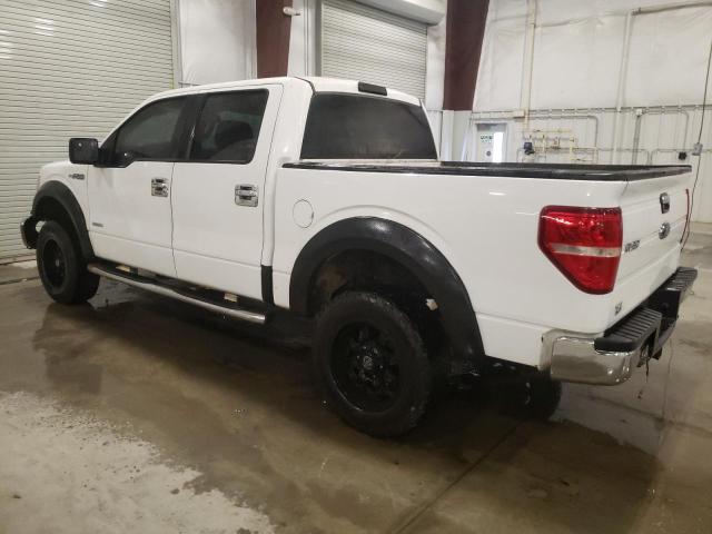 1FTFW1ET1DKE56570 - 2013 FORD F150 SUPERCREW WHITE photo 2