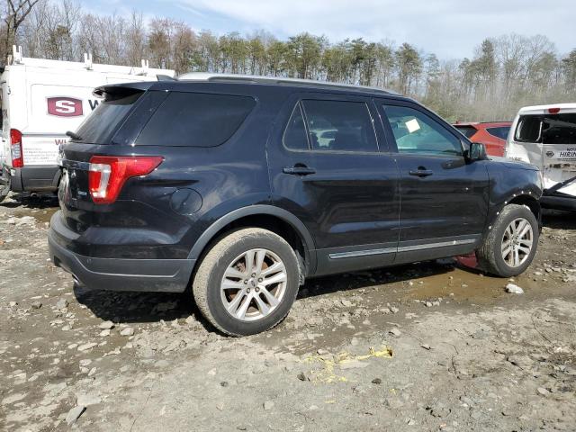 1FM5K8DH8KGA49838 - 2019 FORD EXPLORER XLT BLACK photo 3