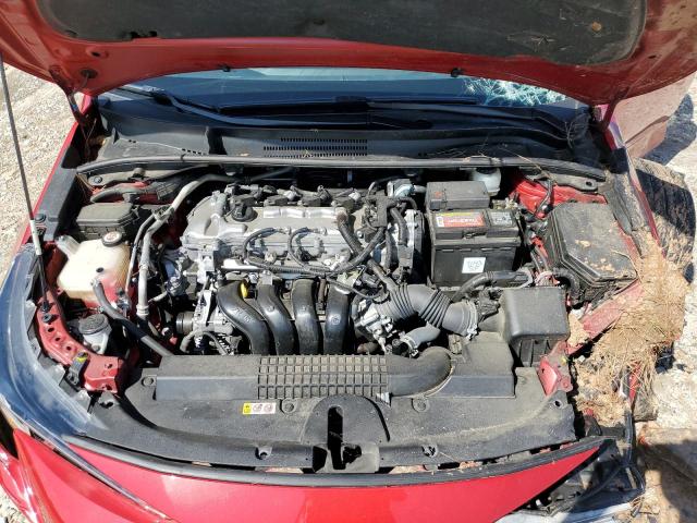 JTDFPRAE1LJ114253 - 2020 TOYOTA COROLLA XLE RED photo 11