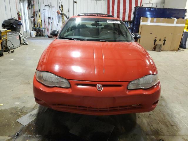 2G1WW12E759356393 - 2005 CHEVROLET MONTE CARL LS RED photo 5