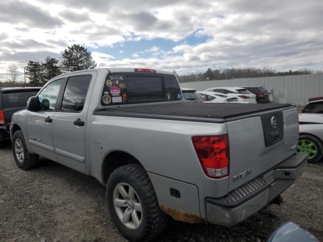 1N6AA0EC6BN309754 - 2011 NISSAN TITAN S SILVER photo 2