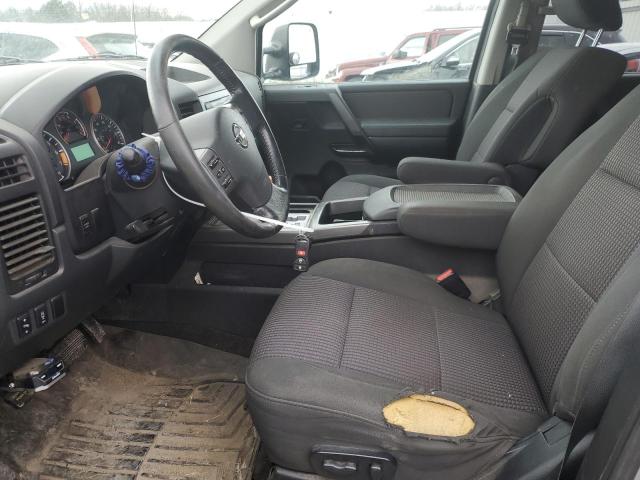 1N6AA0EC6BN309754 - 2011 NISSAN TITAN S SILVER photo 7