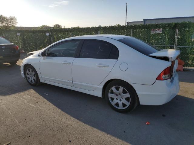 2HGFA1F51AH565145 - 2010 HONDA CIVIC LX WHITE photo 2