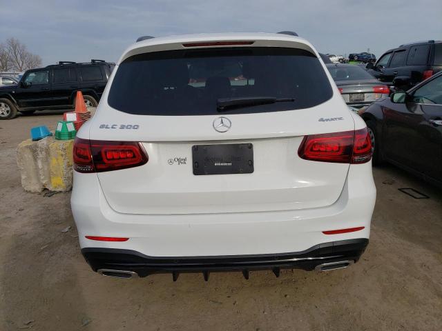 W1N0G8EB8MV294365 - 2021 MERCEDES-BENZ GLC 300 4MATIC WHITE photo 6