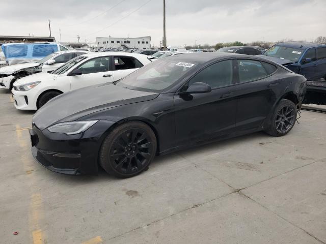 5YJSA1E50PF527063 - 2023 TESLA MODEL S შავი ფოტო 1