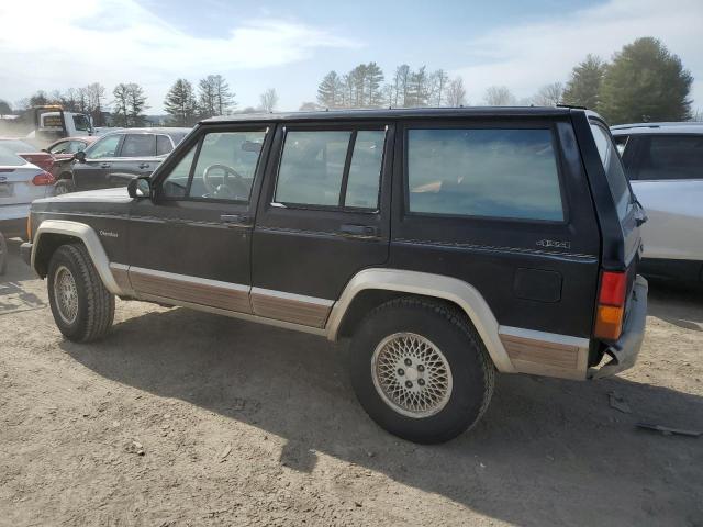 1J4FJ78S7PL624290 - 1993 JEEP CHEROKEE COUNTRY BLACK photo 2