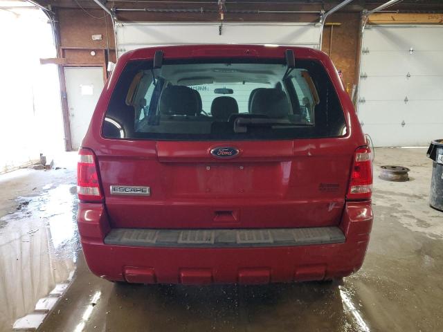 1FMCU9C75AKC27345 - 2010 FORD ESCAPE XLS RED photo 6