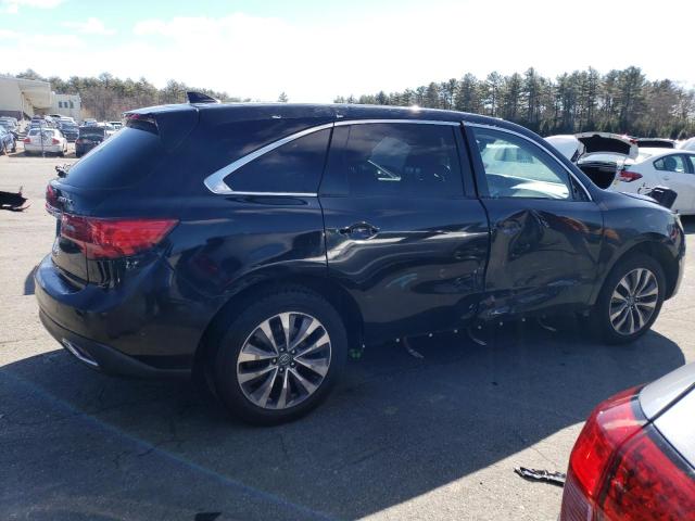 5FRYD4H63EB044184 - 2014 ACURA MDX TECHNOLOGY BLACK photo 3