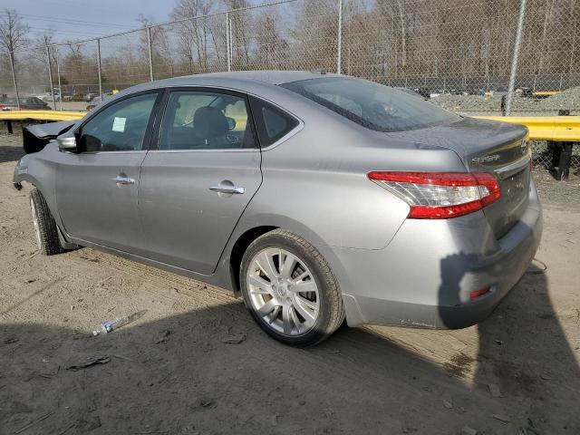 3N1AB7AP8DL746761 - 2013 NISSAN SENTRA S SILVER photo 2