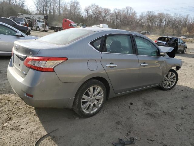 3N1AB7AP8DL746761 - 2013 NISSAN SENTRA S SILVER photo 3