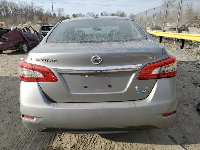 3N1AB7AP8DL746761 - 2013 NISSAN SENTRA S SILVER photo 6