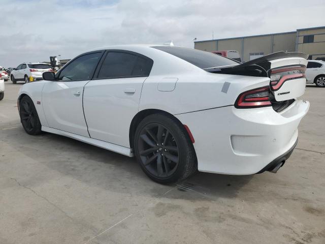 2C3CDXGJXKH753806 - 2019 DODGE CHARGER SCAT PACK WHITE photo 2