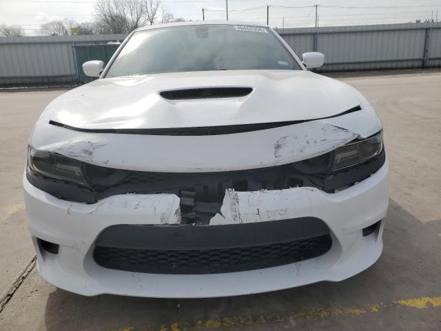 2C3CDXGJXKH753806 - 2019 DODGE CHARGER SCAT PACK WHITE photo 5