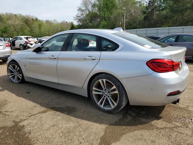 WBA4J1C57KBM12058 - 2019 BMW 430I GRAN COUPE SILVER photo 2