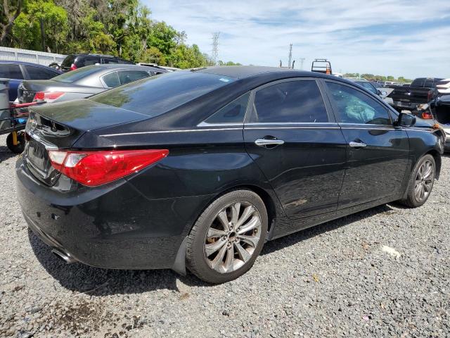 5NPEC4AC7BH153431 - 2011 HYUNDAI SONATA SE BLACK photo 3