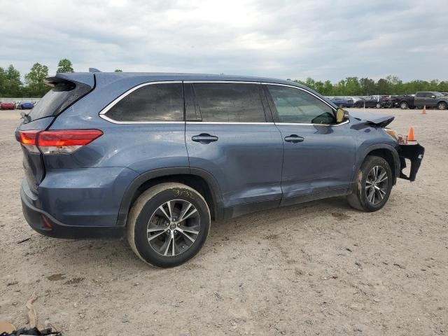 5TDZZRFH3KS364735 - 2019 TOYOTA HIGHLANDER LE BLUE photo 3