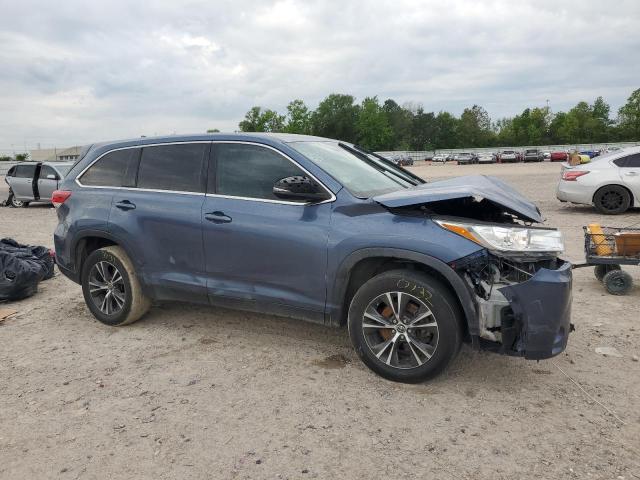 5TDZZRFH3KS364735 - 2019 TOYOTA HIGHLANDER LE BLUE photo 4