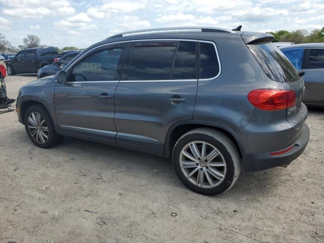 WVGBV7AX1GW580845 - 2016 VOLKSWAGEN TIGUAN S GRAY photo 2