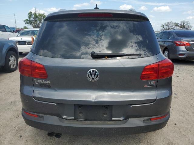 WVGBV7AX1GW580845 - 2016 VOLKSWAGEN TIGUAN S GRAY photo 6