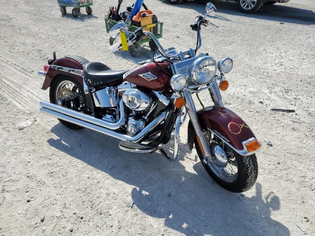 1HD1BWV14EB026906 - 2014 HARLEY-DAVIDSON FLSTC HERITAGE SOFTAIL CLASSIC BURGUNDY photo 1