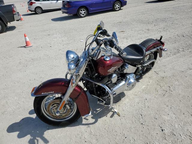 1HD1BWV14EB026906 - 2014 HARLEY-DAVIDSON FLSTC HERITAGE SOFTAIL CLASSIC BURGUNDY photo 2