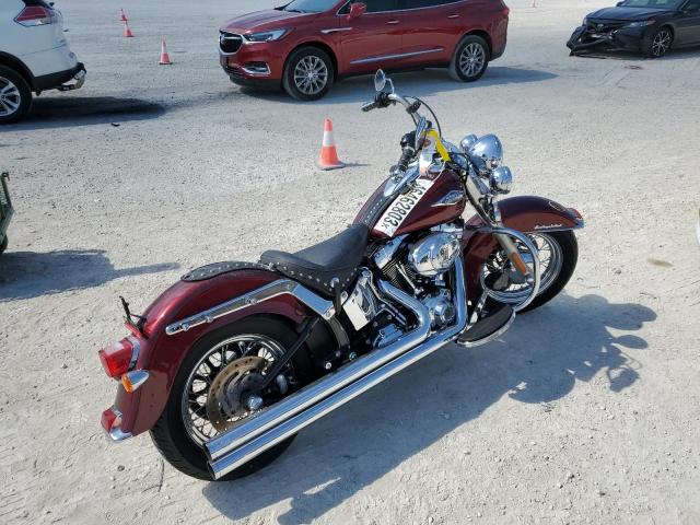 1HD1BWV14EB026906 - 2014 HARLEY-DAVIDSON FLSTC HERITAGE SOFTAIL CLASSIC BURGUNDY photo 4