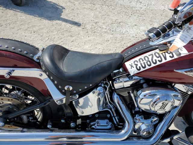 1HD1BWV14EB026906 - 2014 HARLEY-DAVIDSON FLSTC HERITAGE SOFTAIL CLASSIC BURGUNDY photo 5