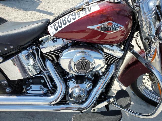 1HD1BWV14EB026906 - 2014 HARLEY-DAVIDSON FLSTC HERITAGE SOFTAIL CLASSIC BURGUNDY photo 7