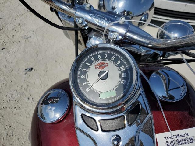 1HD1BWV14EB026906 - 2014 HARLEY-DAVIDSON FLSTC HERITAGE SOFTAIL CLASSIC BURGUNDY photo 8