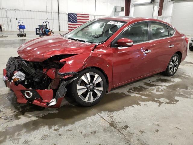 3N1AB7AP7GY329154 - 2016 NISSAN SENTRA S RED photo 1