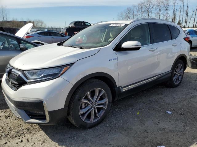 5J6RT6H91NL010475 - 2022 HONDA CR-V TOURING WHITE photo 1